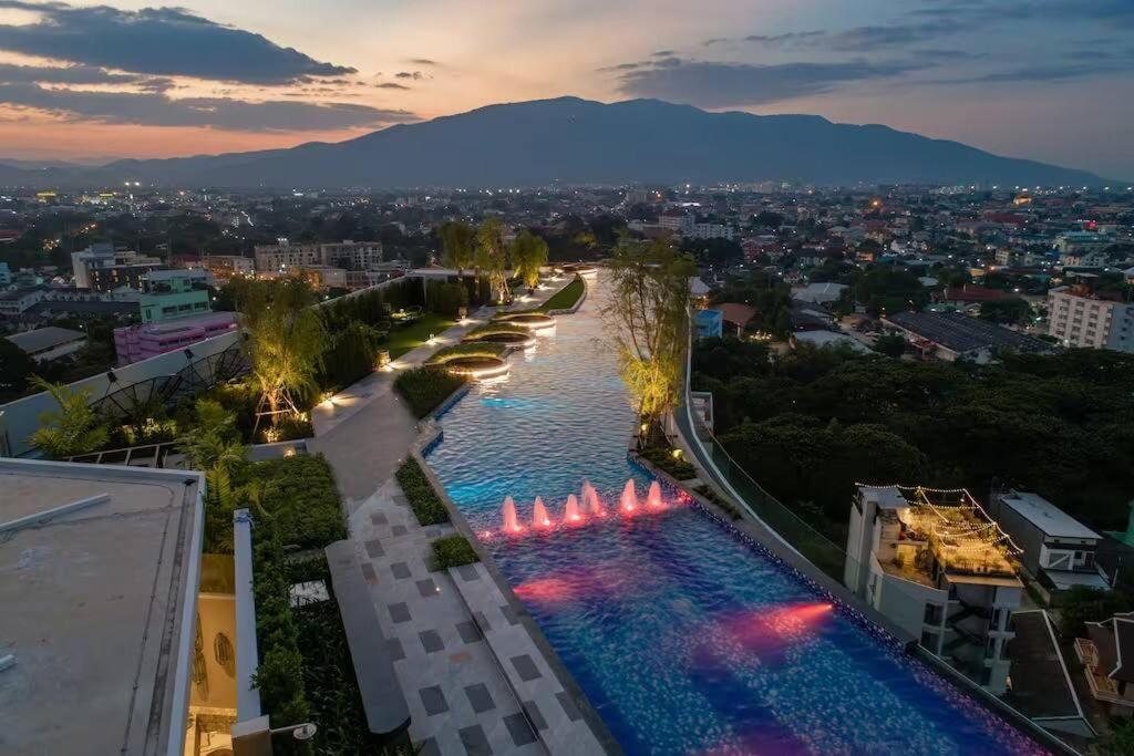 Astra Sky River High Floor,3 Bedrooms 97㎡ 山景房带浴缸 Чиангмай Екстериор снимка
